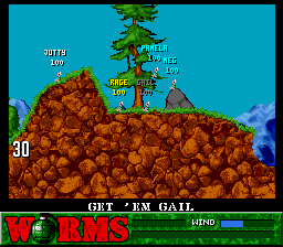 Скачать SNES Worms (RUS) на русском