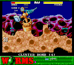 Скачать SNES Worms (RUS) на русском